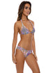 Luli Fama Pinkin' About You Triangle Halter Top